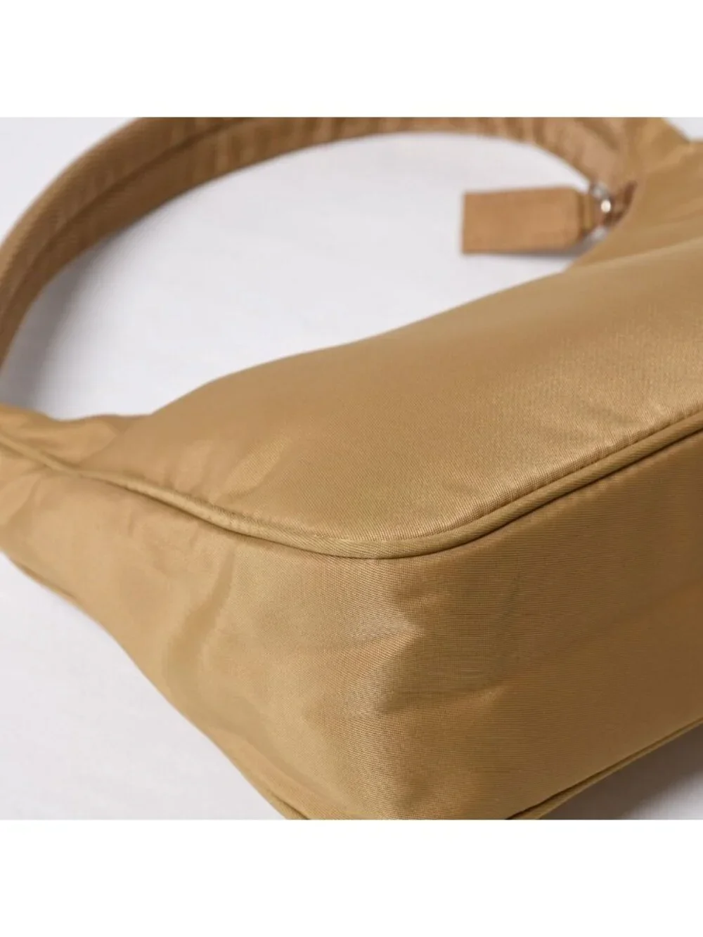 Prada Hobo Nylon Beige